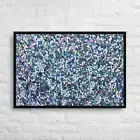 Colorful glitter abstract 36x24-Framed Canvas Print