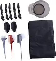 OSOLADY 12Pcs Hair Dye Coloring Tools Set Portable Hair Tinting Kit for Use Durable Mixing Bowls Brushes and Clips for Easy Hair Coloring
