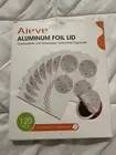 Aieve 80Pcs Aluminum Foil Seals Lid for Reusable Nespresso Pods Vertuo