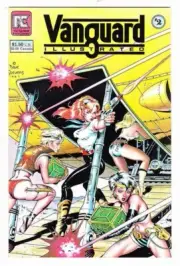 Dave Stevens cover on VANGUARD ILLUSTRATED #2 - Pacific Comics 1984 - Near Mint