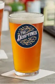 The Droptines - Rock and Roll - 16oz Pint Beer Mixing Glass Pub Barware Liquor
