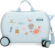 [Enso] Mr Crab Children's Suitcase, Blue, Children's Suitcase