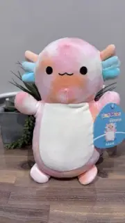 AKSEL Axolotl Hugmee Squishmallow 10” BNWT
