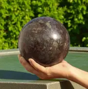 Large 155mm Dragon Bloodstone Crystal Sphere - Healing Reiki Chakra Power Stone