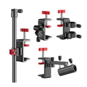 Aluminum Alloys Fishing Rod Stand Fixing Clip Fish Lures Rack Light Stand