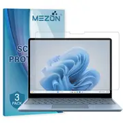 [3 Pack] MEZON Ultra Clear Film Screen Protector for Microsoft Surface Laptop Go 3 (12.4") – Case and Surface Pen Friendly, Shock Absorption – FREE EXPRESS