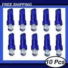 10X T5 BLUE SMD LED DASH INSTRUMENT LIGHT DASHBOARD BULB GLOBE CONVEX LENS 12V