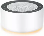 White Noise Machine with 30 High Fidelity Soundtracks, 7 Colors Night Light NEW