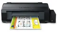 在飛比找Yahoo!奇摩拍賣優惠-含稅內有5瓶原廠墨水 EPSON L1300 A3四色單功能