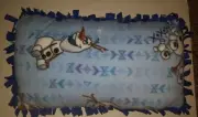 NEW Fleece Lounge Pillow, Frozen's Olaf w/arrow Design