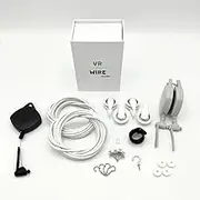 VR Wire II Endgame - The Ultimate VR Cable Management Pulley System, Feels Wireless in a 12 x 12 ft. Playspace (Gray)