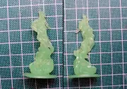 Reaper Bones 28mm Ghostly Summons Undead Clear Green Plastic D&D