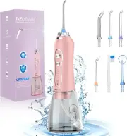 Dental Flosser Total Oral Cleaning Water Flossing Dental Hydroelectric PINK