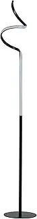 [Lexi Lighting] 380 Lumens 10W Chipper LED Floor Lamp - 3000K Warm White, Built-in LED, Black Metal Base, Minimalist Corner Display for Living Room & Interior Décor