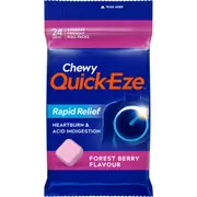Quick-Eze Antacids Forest Berry 24 pack