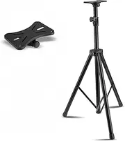 Hridz 186cm Heavy-Duty Speaker Stand Professional DJ Tripod with Base Plate