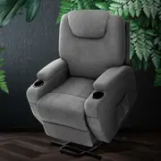 1x Artiss Recliner Chair 8 Point Lift Up Sofa