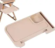 Chair Side Storage Tray, Side Tray Storage for Arm Rest Chair, Chair Arm TV Remote Holder with A Stable Bottom Grid Design for Armrest, Cup Holder, TV Remote, Brochures, Flyers