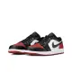 【NIKE 耐吉】Air Jordan 1 Low Bred Toe 黑白紅 芝加哥公牛 黑紅腳趾 553558-161