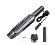 L2088 Portable Vacuum Cleaner Wireless USB High Power Strong Suction Handheld Vacuum Cleaner for Home Cars-Grey