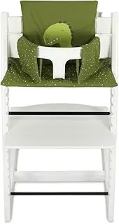 Trixie - High Chair Cushion - Mr. Dino - Waterproof - Easy to Clean - 100% Recycled Polyester