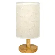 Small Bedside Night Table Lamp For Bedroom Minimalist Nightstand Lamp With Round Shade-Style 1