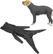 Dog Onesie Surgery Recovery Suit, Polyester Elastic Dog Onesie After Surgery Prevent Shedding Dog Jumpsuit Adjustable Dog Bodysuit for Small Miedium Large Female Male Neuter Dogs