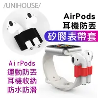 在飛比找蝦皮商城優惠-台灣出貨 蘋果airpods pro耳機防丟 錶帶矽膠套 錶