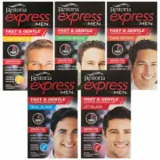 Restoria Express Men Hair Colour Kit Easy Brush-In Colour Fast Gentle No Ammonia