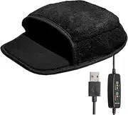 BCOATH Heated Mouse Pad Hand Warmer Plush Winter Desk Pad with Adjustable Temperature for Office and Home for Comfortable Use
