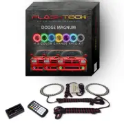 RGB Multi Color Bluetooth LED Halo kit for 2005-2008 Dodge Magnum Fog Lights