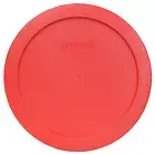 Pyrex 7201-PC 6" Red Round Plastic Storage Cover Lid New for 4 Cup Glass Bowl