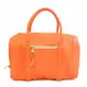 [二手] 【日本直送】Chloé Madeleine 女士皮革波士頓包、手提包淺橙色