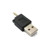 SYSTEM-S Audio USB Adapter 3,5mm Jack Plug To 2.0 Type a Plug Aux Cable