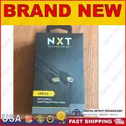 NXT Tech 16' Gd Played USB 2.0 Printer Cable, Black