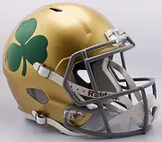 NCAA Notre Dame Fighting Irish Helmet Full Size ReplicaHelmet Replica Full Size Speed Style 2016 Shamrock, Team Colors, One Size