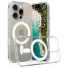 For iPhone 16 15 14 Plus 13 12 11 Pro Max Mini Magsafe Magnetic Case Clear Cover