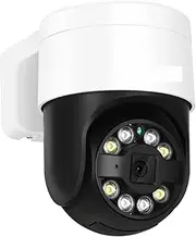 8MP 4K PTZ IP Camera Human/Face Detection Audio Alarm POE Outdoor H.265 CCTV RTSP Video Surveillance Security(8MP Face Camera 128G)