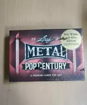 2021 Leaf Pop Century Metal Celebrity sealed RED WHITE BLUE box 4 autos #5 less