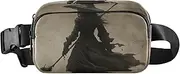 [XYMZR] Fanny Pack Gothic Witch Brown Halloween Hip Bag Belt Bag for Women Man Fashion Waist Pack Water-repellent Crossbody Bag for Halloween Costumes Running Hiking Jogging Travel Sport, Multi-colored