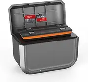 Fast Battery Charger Hub for Insta360 X3 Camera Battery, Fast Portable 2 Channel USB Type-C Charging Station with Misro SD Card Slots (Charger Hub Only)