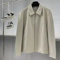 在飛比找Yahoo!奇摩拍賣優惠-『名品站』PRADA休閒外套 英倫風型男立領外套 原單大牌 