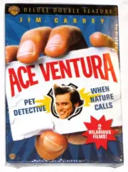 Ace Ventura DVD Deluxe Double Feature Jim Carry Comedy 3 Disc Set