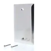 P&S 1-Gang NON-MAGNETIC Stainless Steel BLANK Cover Wallplate Box Mount SS13-D