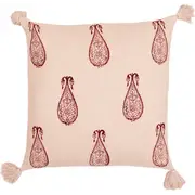 Alamwar Samodh Plum Decorative Pillow Cover with Tassels at Nordstrom, Size 20X20