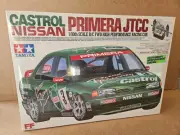Rare 1994 Original tamiya 1/10 scale r/c NISSAN PRIMERA JTCC CASTROL kit NOS.