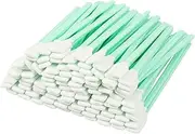 200PCS Dust Cleaning Swab Stick for Camera Lense Double Sided Industrial Cotton Swab Wiper Sponge Tip for Lab Equipment..(200,Light Green)