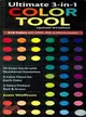 Ultimate 3-in-1 Color Tool ─ 24 Color Cards With Numbered Swatches,- 5 Color Plans for Each Color, 2 Value Finders Red & Green