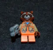 ROCKET in Orange Jumpsuit ~ Minifigure ~ NEW Lego Marvel Guardians of the Galaxy