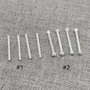 Bulk Sterling Silver Threader Posts 925 Silver Thread Post Earring w/ Balls End